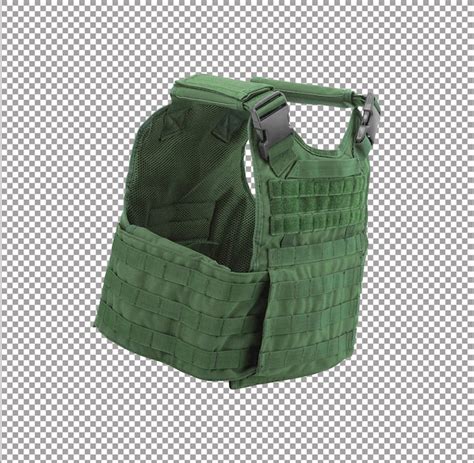 Premium PSD | Bulletproof vest isolated on white