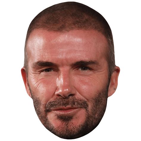 David Beckham (Beard) Big Head - Celebrity Cutouts