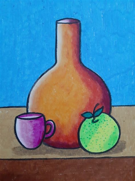 Simple Still Life Drawing For Kids