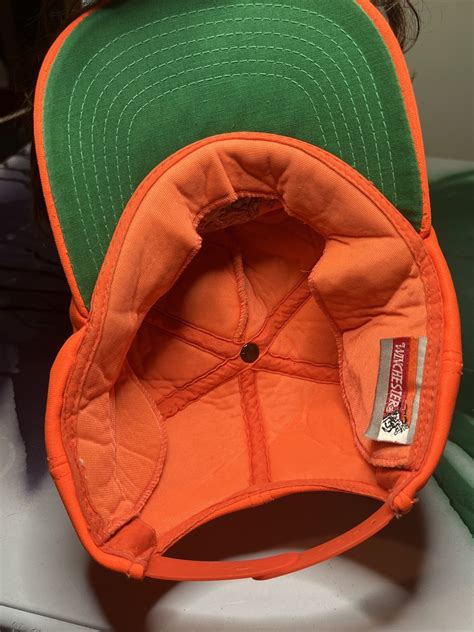 Vintage Winchester Hat Hi Vis Hunting Orange Snap Bac… - Gem