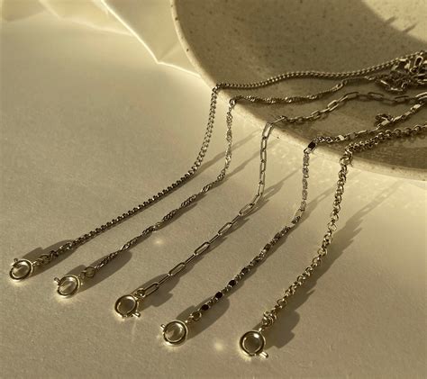 Silver Anklet / Singapore Anklet / Twist Chain Anklet / Gift / - Etsy