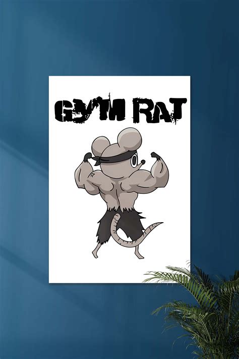 GYM RAT | GYM | Motivational Poster – Posterized