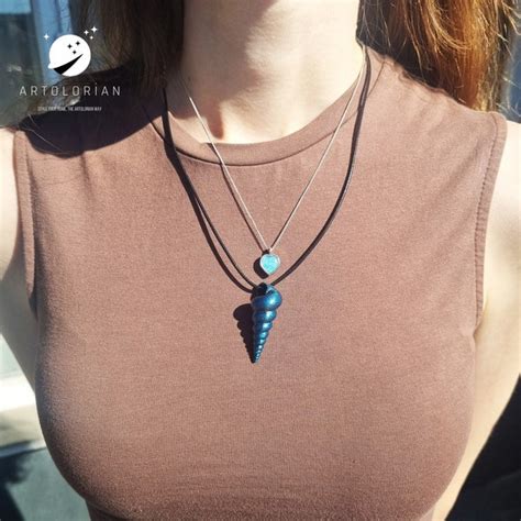 stardew valley mermaids pendant necklace etsy