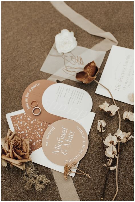 Dreamy Boho West Coast Same-Sex Elopement | Hug Point State Park, OR