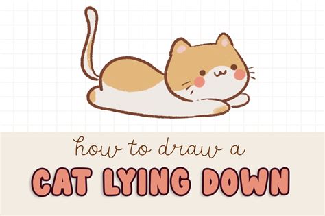 How to Draw a Cat Lying Down - Draw Cartoon Style!