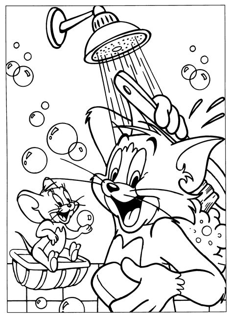 Tom And Jerry Pictures To Color