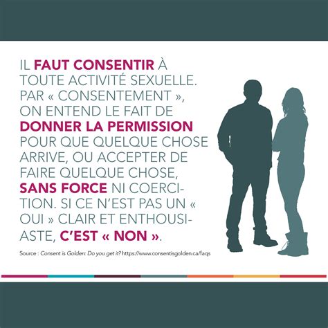Non à la violence sexuelle en milieu de travail : Consentement 101