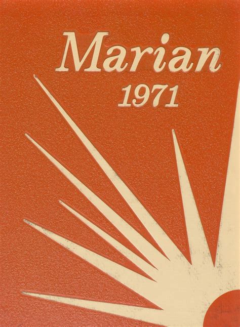 1971 yearbook from Marian Catholic High School from Tamaqua ...