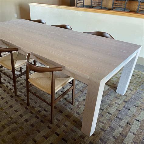 Modern Parsons Table | Wood Dining Table | Loewen Design Studios