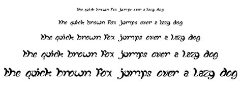 Fancy Curly font