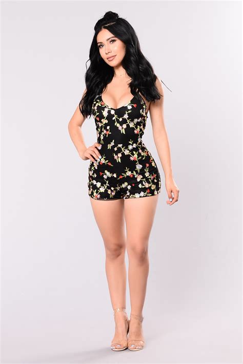 One sexy Piece Romper - Black | Fashion Nova