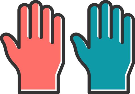 hands vector icon  vector art  vecteezy
