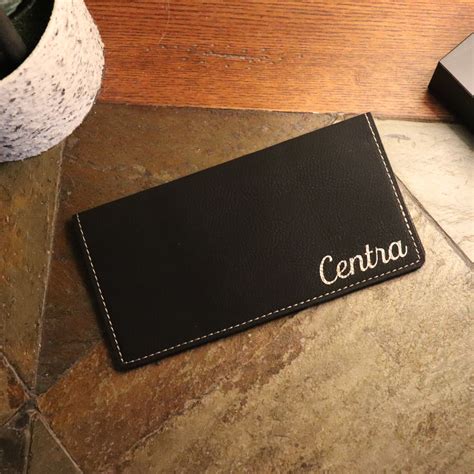 Personalized Checkbook Covers Leather Check Wallet Engraved - Etsy