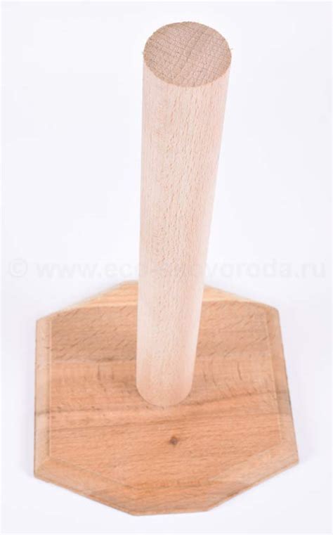 Держатель для бумажных полотенец 33*17*4см из дерева ХОЗЯЮШКА Бук ...