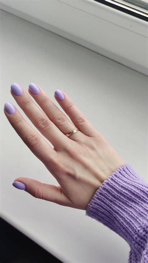 Весенний маникюр | Lilac nails, Lavender nails, Nail art