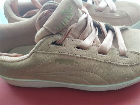 Puma розови кецове с панделки гр. Поморие • OLX.bg