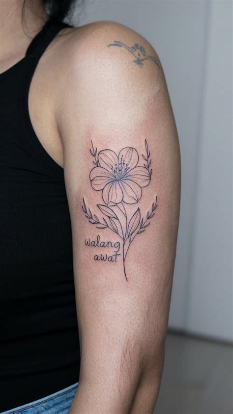 sampaguita tattoo small delicate floral design  modern body art