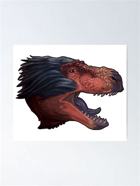 "Tyrannosaurus rex (fluffy)" Poster by coffeeisblack | Redbubble