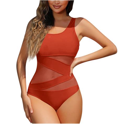QNANSPI Swimsuit One Piece for Women, One Piece Swimwear for Ladies