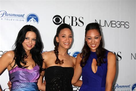 Navi Rawat Sophina Brown Aya Sumika arriving at the Numb3rs 100th