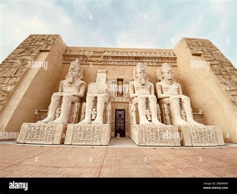 historic egyptian building landmark  chino hills california