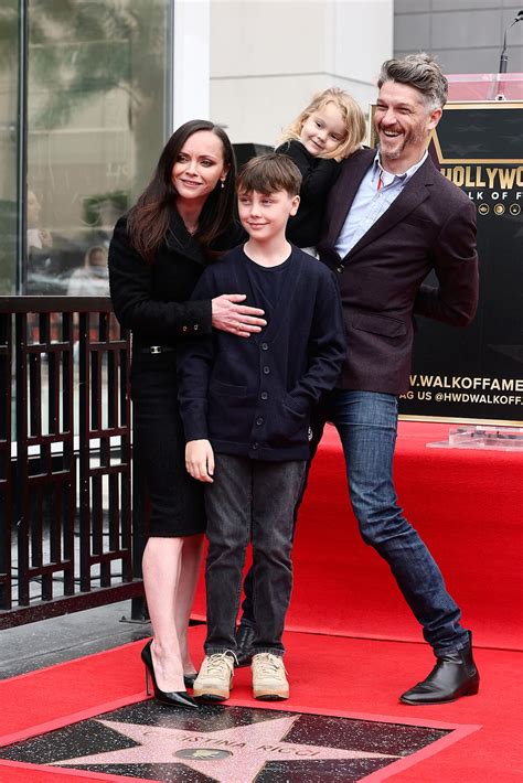 Christina Ricci Poses With Husband Mark Hampton, 2 Kids at Hollywood