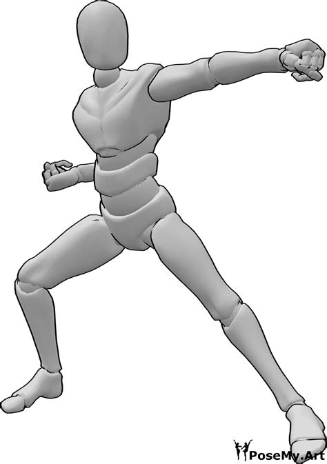 Punching Pose Reference