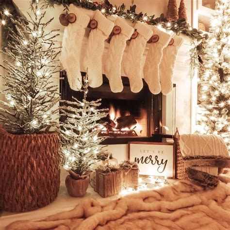 White Cozy Christmas Aesthetic