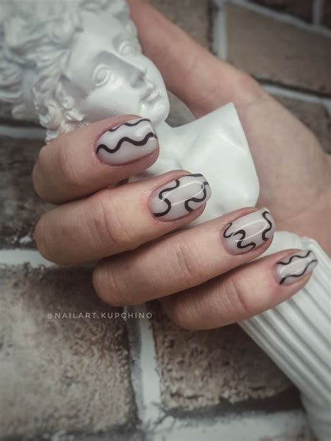 Маникюр абстракция | Nail art, Enamel pins, Nails