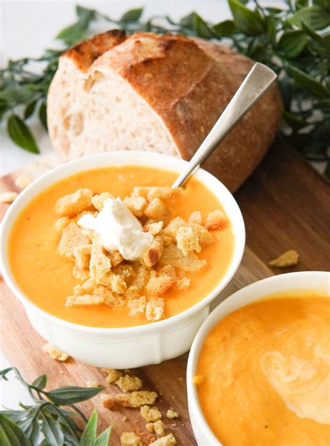 roasted butternut squash soup recipe  bewitchin kitchen