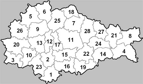 Административно-территориальное деление Курской области | это... Что ...