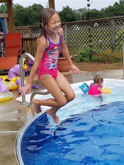 Our Family is Raised on Love: Pool Time
