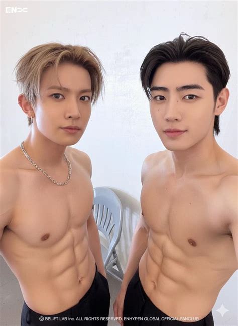 sunghoon heeseung abs enhypen xybca tiktok