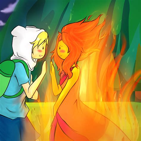 Finn and Flame Princess by Doodle-Sprinkles on DeviantArt