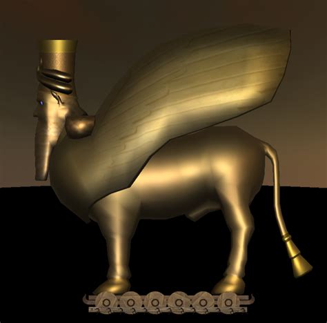 Walking With The Gods-Lamassu by Rodolink