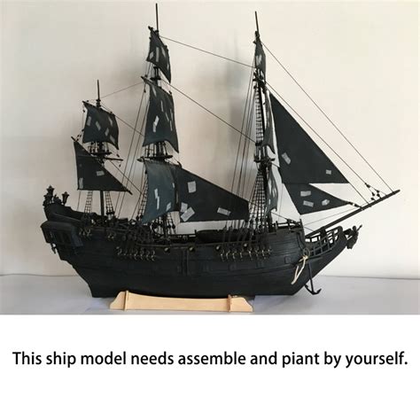 Aissimio the Black Pearl Ship Model Hobby Wooden Ship Models DIY Ship ...