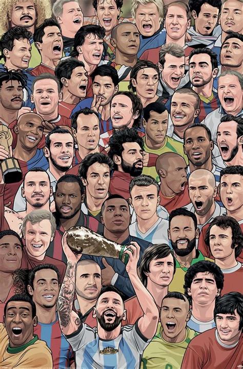 Legends Footballs Greatest Poster 61x91,5cm | Yourdecoration | Legends