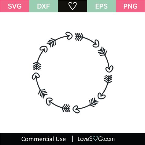 Monogram Frame SVG Cut File - Lovesvg.com