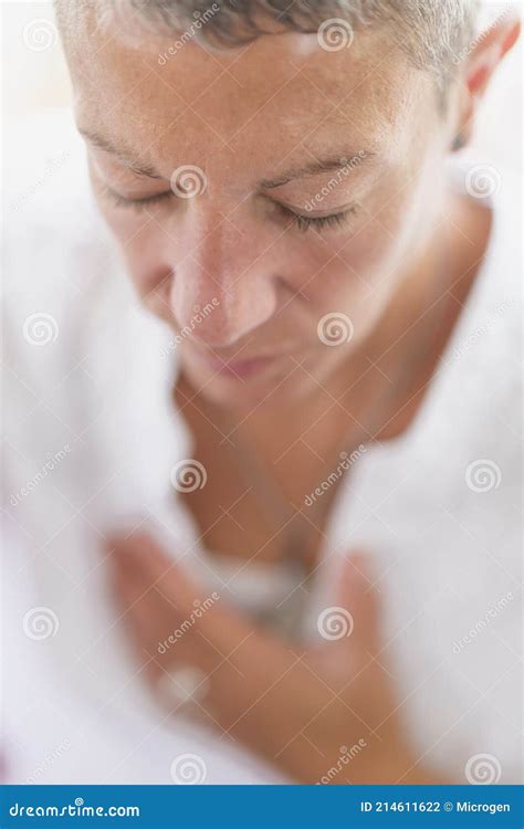 Intuition Meditation stock photo. Image of mind, fingers - 214611622