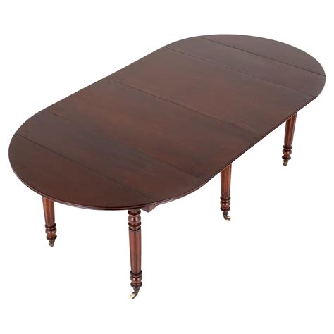 Antique 12 Foot Victorian Dining Table circa 1860 and 14 Chairs at
