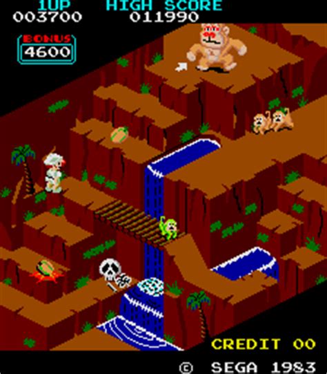 Congo Bongo , Arcade Video game by SEGA of America, Inc. (1983)