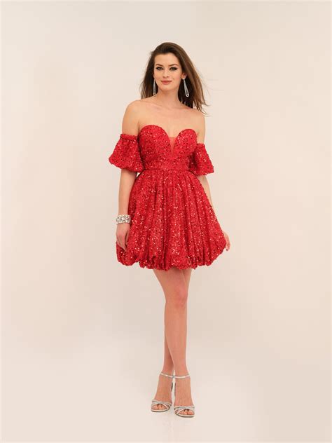 SWEETHEART SEQUIN BUBBLE DRESS - Dave & Johnny