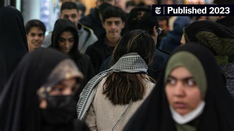 Their Hair Long and Flowing or in Ponytails, Women in Iran Flaunt Their