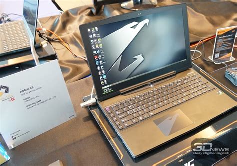 Computex 2015: игровой ноутбук Aorus X5 с двумя видеокартами