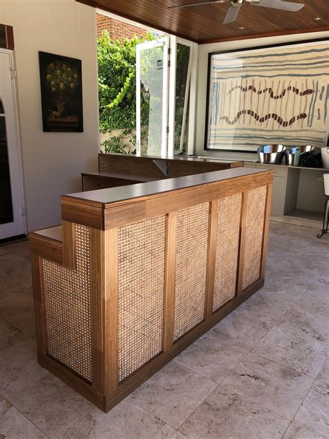 Oak rattan bar – Artofit