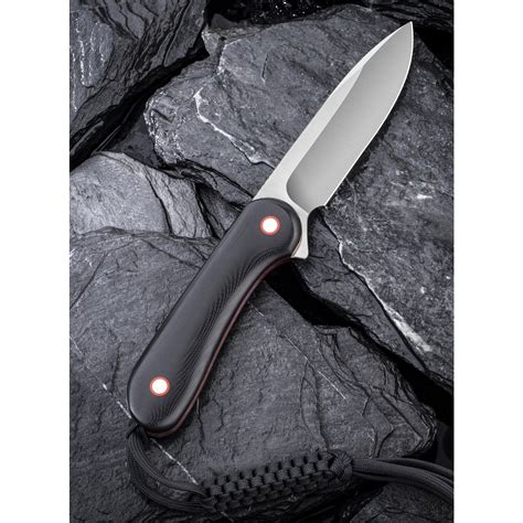 CIVIVI Fixed Blade Elementum D2 Stahl G10 Schwarz C2104