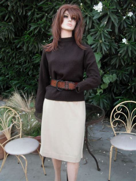 1960s/70s Jantzen Skirt Beige or Nude Pencil Skirt by | Etsy