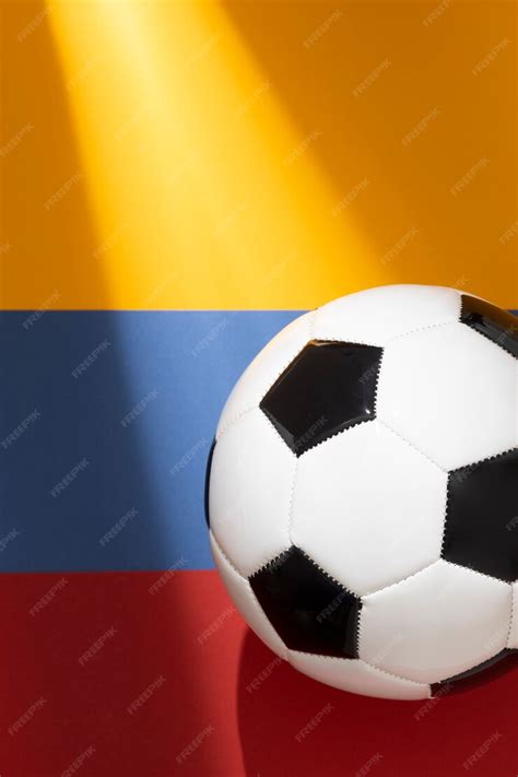 Free Photo | Still life of colombia national soccer team