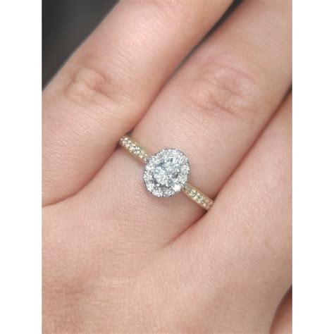 Quando Um Numero É Divisivel Por 7 - Faith Diamonds 9ct Yellow Gold 0.30ct Total Oval Solitaire with Single ...