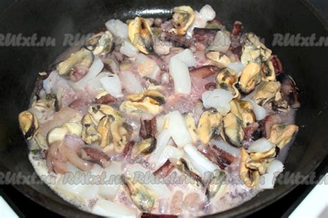 Рецепт пиццы с морепродуктами: 8 фото в рецепте